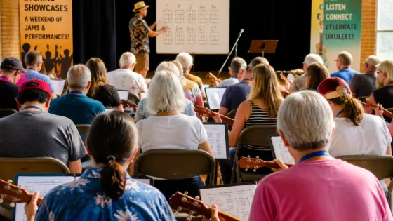 Brantford festival strikes a chord as ukulele weekend draws 160 participants