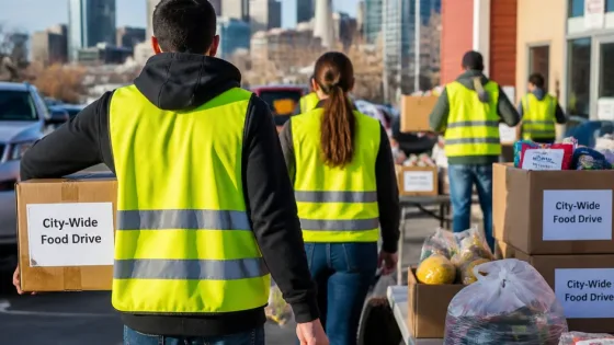 Calgary volunteers rally in annual city-wide drive as food-bank demand climbs