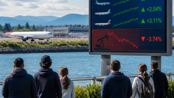 Delta residents watching airline stocks as oil retreat lifts carriers