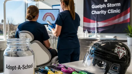 Guelph charity mouthguard clinic returns Aug. 20 to fund Storm Adopt‑A‑School