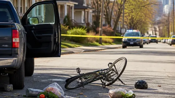 Halifax cyclist killed after pickup truck door opened into bike's path
