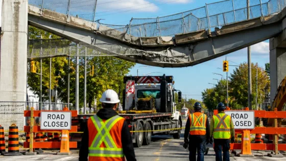 Markham Street pedestrian bridge in Little Rock to be demolished after hit-and-run