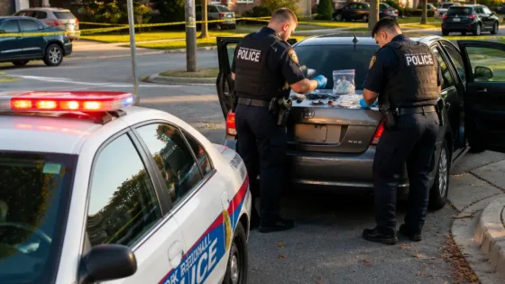 Markham traffic stop leads to three arrests, loaded gun and drugs seized