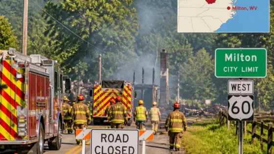 Milton residents: U.S. Route 60 fire closure was in West Virginia, not Ontario