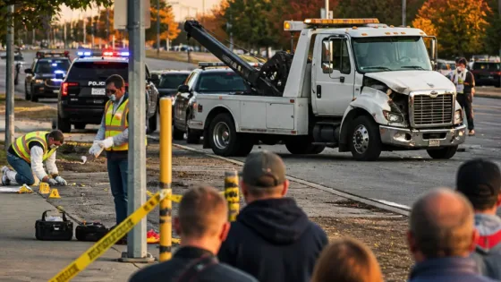 Mississauga tow-truck crash victim dies; driver now charged with dangerous operation causing death