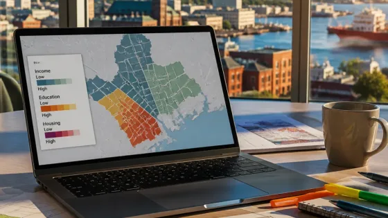 New map from Saint John-based council lays bare income gaps across New Brunswick