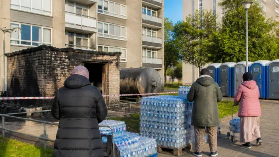 Peterborough readers note: U.K. block without water after fire; Ontario city unaffected