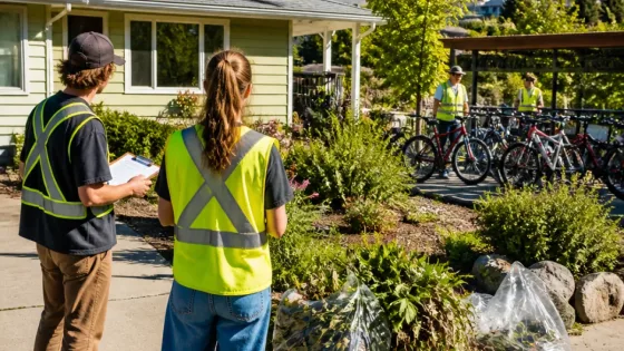 Vernon youth climate team logs FireSmart checks, bike valet and invasive pull