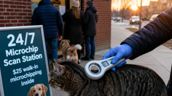 Windsor clinic marks 1,000th microchip as low-cost pet ID service gains traction
