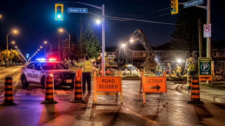 24-hour weekend work to close Queen and McLaughlin in Brampton; detours and parking changes
