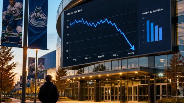 Abbotsford Canucks see sharp fall in Google search interest, mirroring on-ice slide