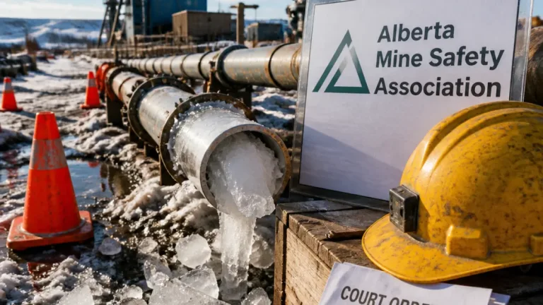Alberta coal firm fined $360,000 after worker killed clearing ice from mine piping