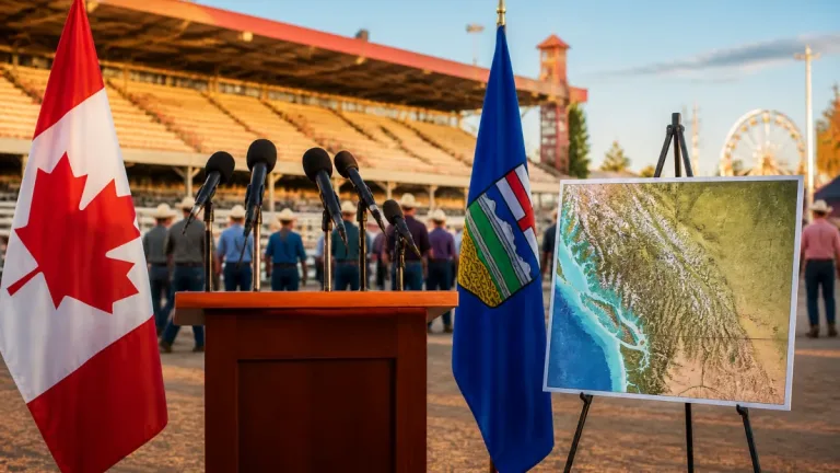 At Stampede finale, Carney warns Alberta separatism is a 'dangerous game' and touts pipeline push
