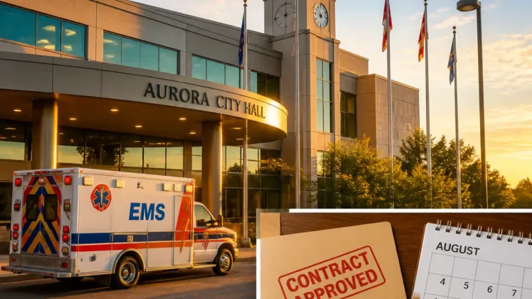 Aurora council approves three-year EMS contract as city steps away from in-house service