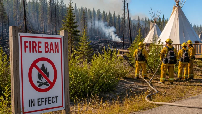 Aurora travellers take note: fire near Aurora Village contained; bans in N.W.T. parks