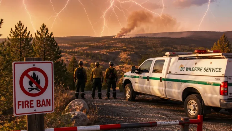 B.C. braces as dry lightning raises risk of dozens of new wildfires across southern Interior