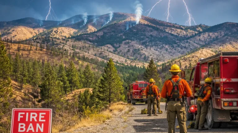 B.C. officials warn dry lightning could spark dozens of new wildfires as bans tighten