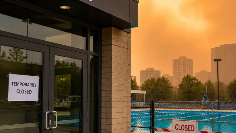 Brampton public health clinics, camps and pools paused amid hazardous smoke