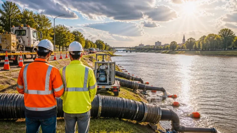 Brandon officials report falling Assiniboine levels, continue targeted pumping operations