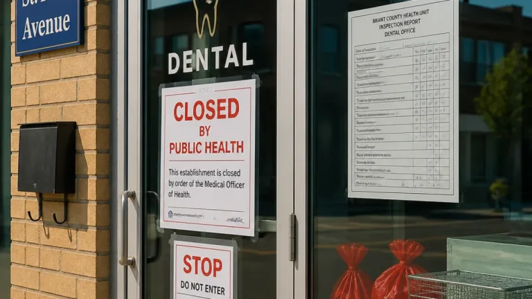 Brantford dental clinic closed after probe finds sterilization lapses, 800 patients advised testing