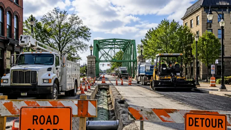 Brantford downtown Icomm Drive to stay closed through August as revitalization work continues