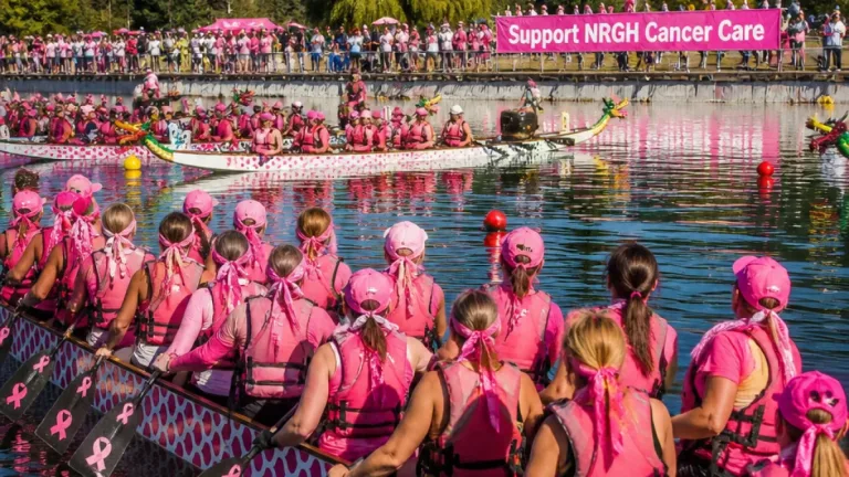 Breast cancer survivors take centre stage at Nanaimo dragon boat regatta