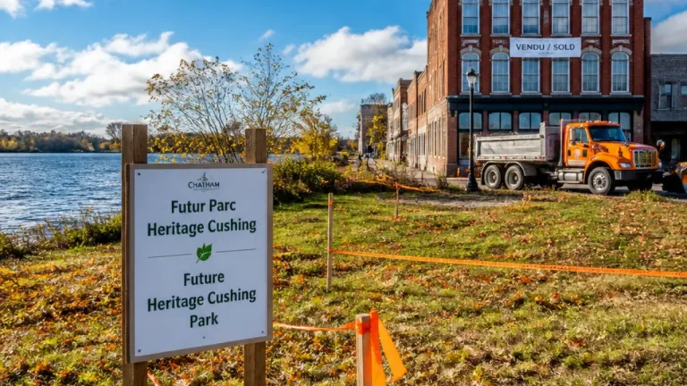 Brownsburg‑Chatham, Que., backs $1.2M riverfront park plan; downtown buy approved