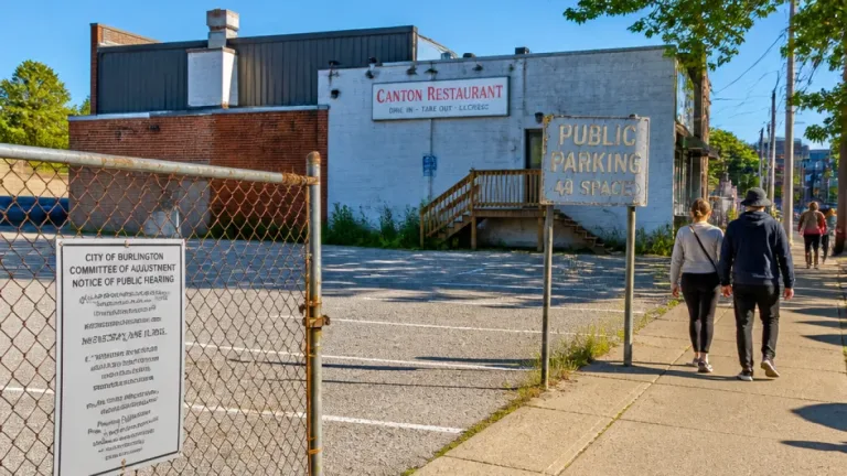 Burlington council ends lease for parking lot at former Canton Restaurant