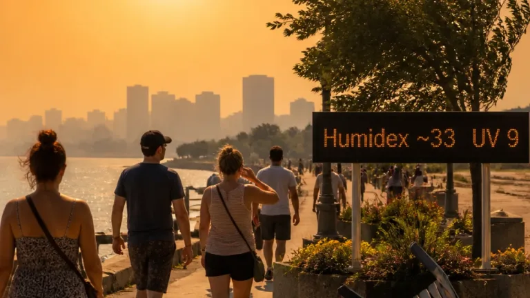 Burlington forecast: smoky skies, humidex near 33 and risk of weekend storms