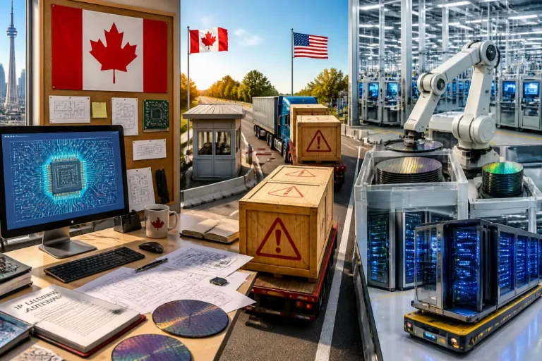 Canadian chip firms surge into U.S. AI boom despite tariff and trade risks