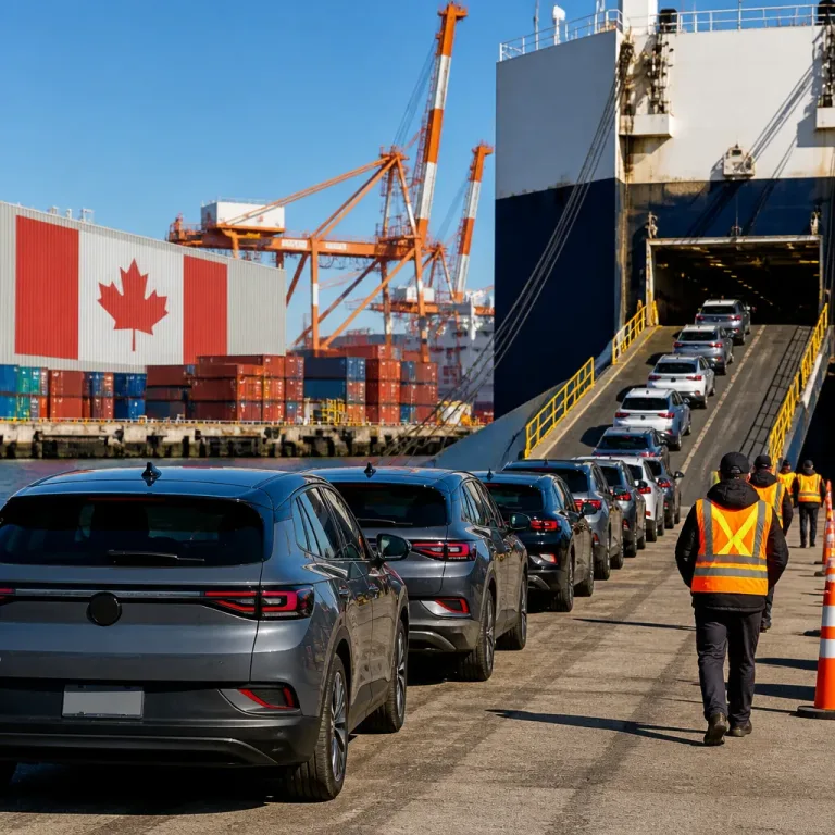 Chinese electric vehicles begin arriving in Canada as sectors from aluminium to housing face upheaval