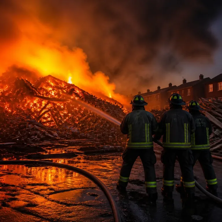 Large blaze at Wraysbury recycling site sends smoke over community; residents told to keep windows closed