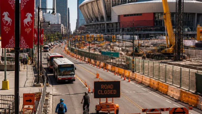 Calgary downtown braces for road closures as construction ramps up after Stampede