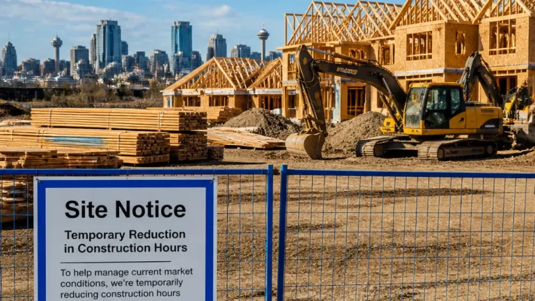 Calgary homebuilding cools as developers reset; slowdown could steady prices, timelines