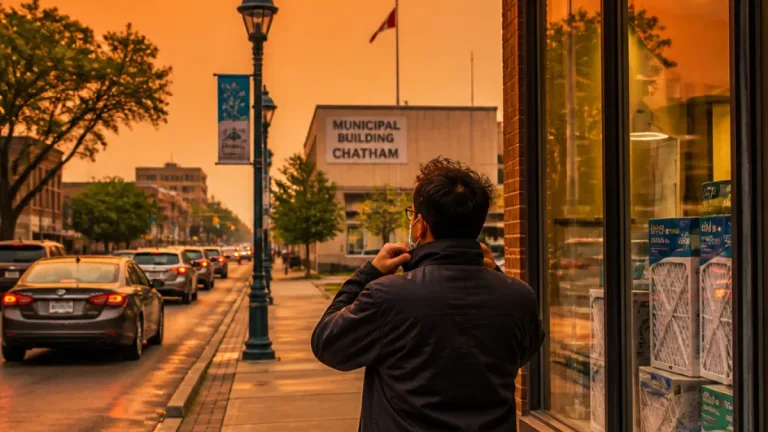 Chatham-Kent under orange air-quality alert as wildfire smoke drifts in
