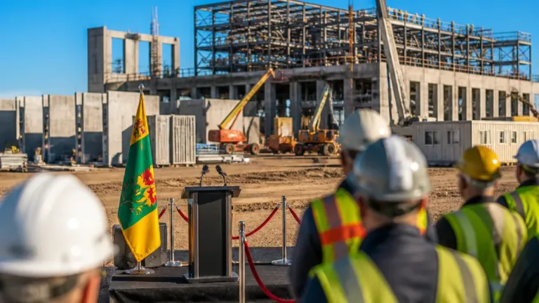 Construction advances on Bell’s AI mega‑centre near Regina as province highlights benefits