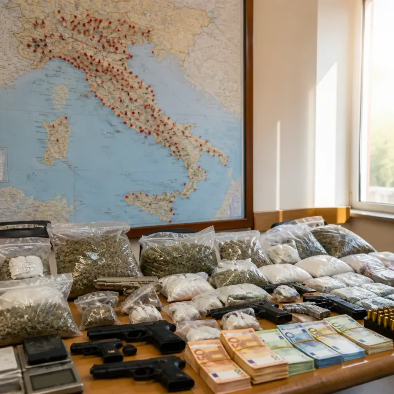 Italy arrests 539 in nationwide youth-crime sweep, seizes over 700 kg of drugs