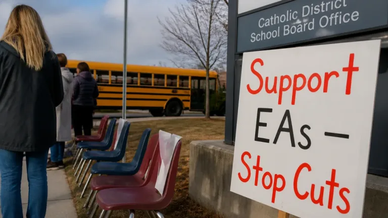CUPE presses Peterborough Catholic board to reverse planned education staffing cuts
