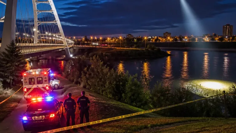 Edmonton police seek witnesses after man found with gunshot wound in river valley