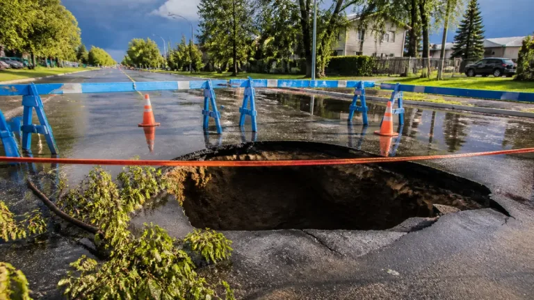 Edmonton sinkhole more than 10 metres deep opens in Lauderdale after weekend storms