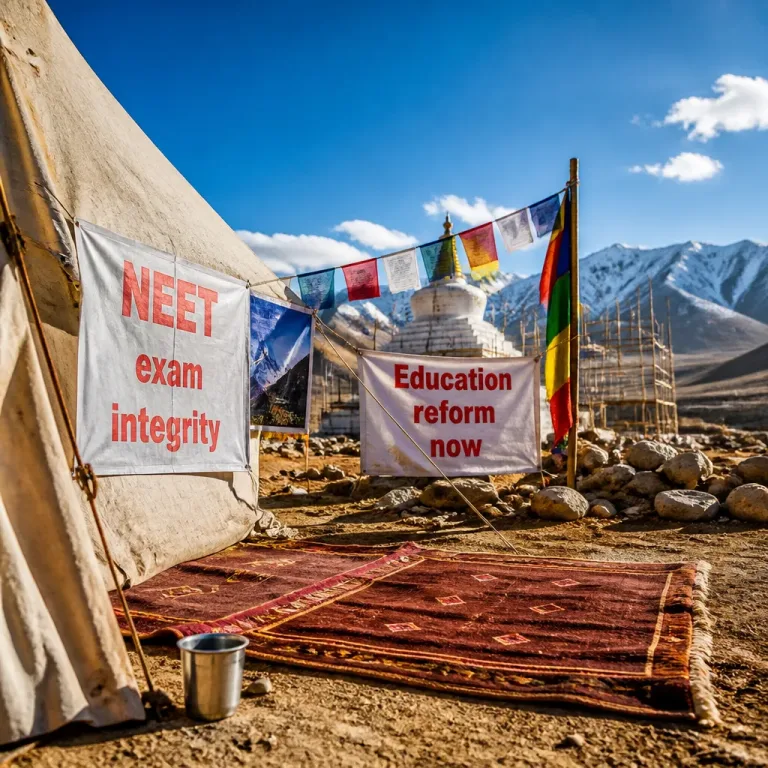 Sonam Wangchuk’s fasts put exam integrity and education reform in India under spotlight