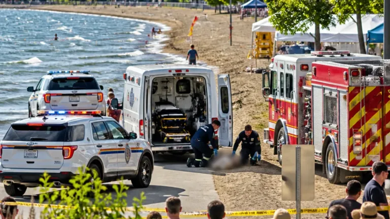 Emergency response at Kelowna’s Tugboat Bay amid busy waterfront day; details pending