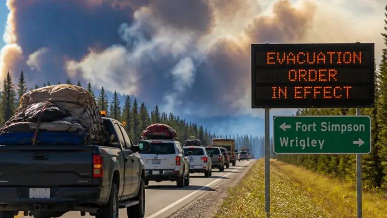 Evacuations from Fort Simpson and Wrigley persist as N.W.T. wildfire remains out of control
