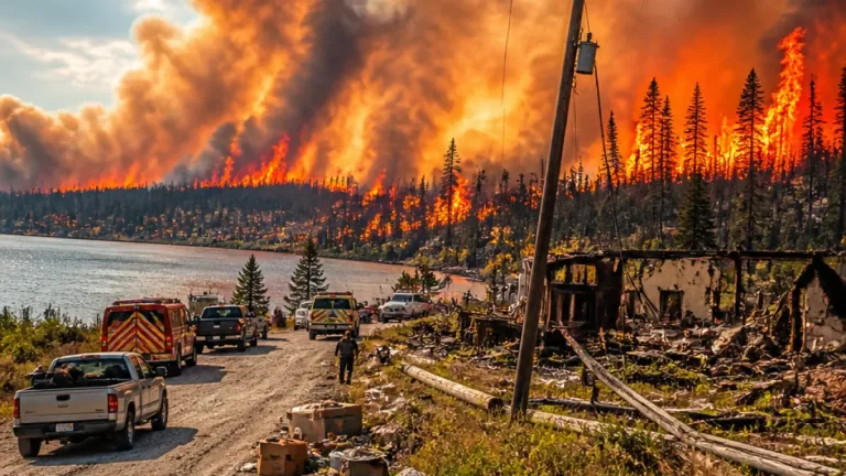 Fast-moving northern Ontario wildfires force evacuations and destroy homes