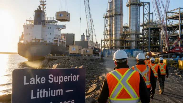 Finnish export-credit interest advances financing pathway for Thunder Bay lithium facility