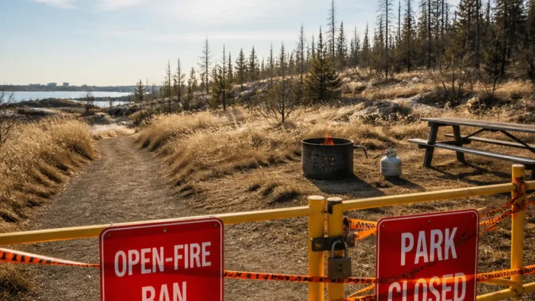 Fire bans imposed across several N.W.T. territorial parks as dry, hot conditions persist