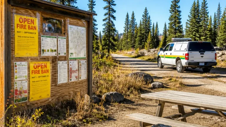 Fire bans put in place across six territorial parks as hot, dry weather raises wildfire risk