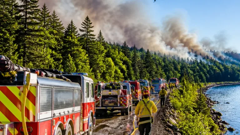Fire crews battle active wildfires north of Tangier and near West Stoney Lake