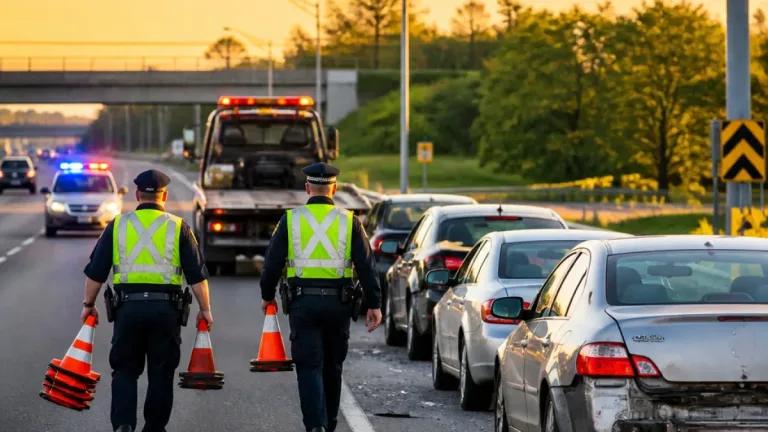 Five hospitalized after Highway 406 pileup; lanes reopen before dawn in St. Catharines