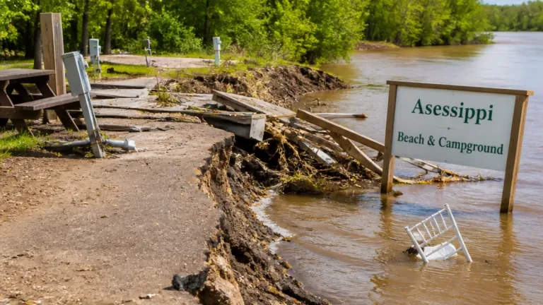 Floods erase much of Asessippi campground, leaving wedding plans and season in limbo